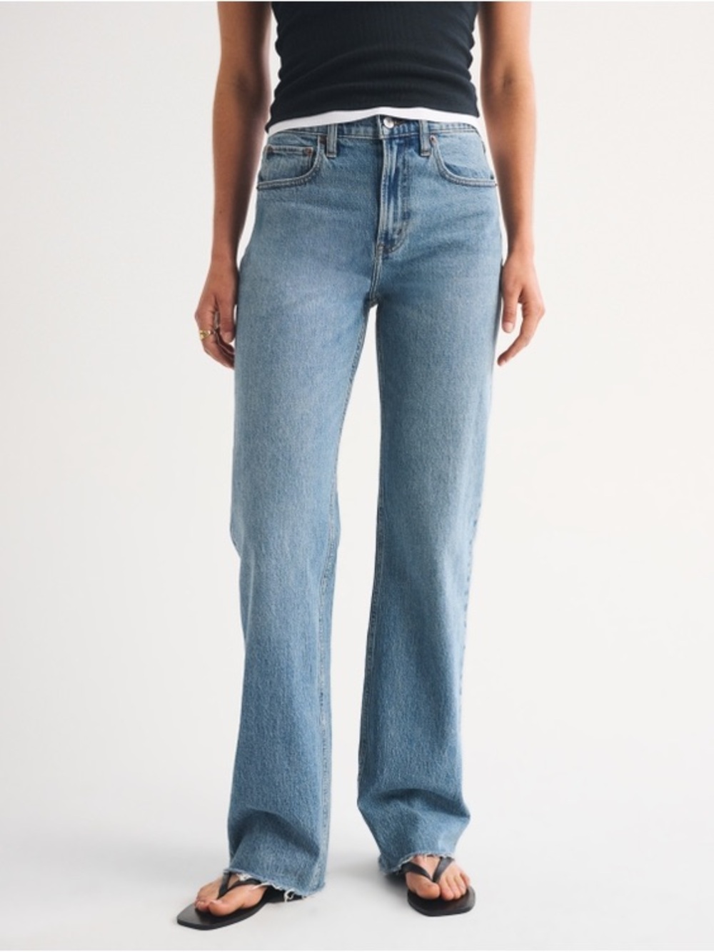 Abercrombie & Fitch 90s Ultra High-Rise Straight Jeans Curve Love